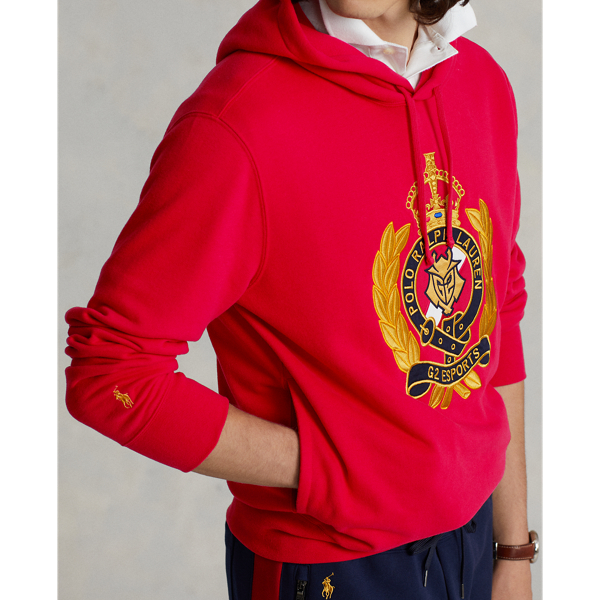 Sweat capuche unisexe Polo x G2 Esports Polo Ralph Lauren en RL Red 8