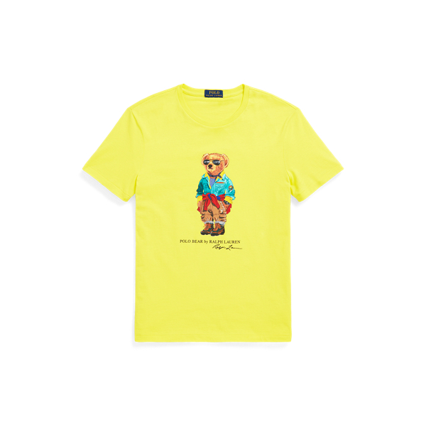 T-shirt ajust&eacute; Polo Bear en jersey Polo Ralph Lauren en Couleur jaune laser Shp 2