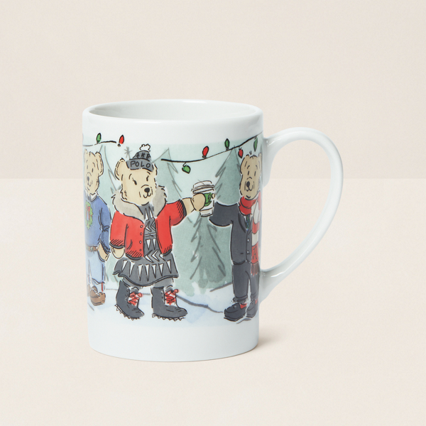 Multi Ralph's Coffee Barista Polo Bear Mug Ralph Lauren Home 1