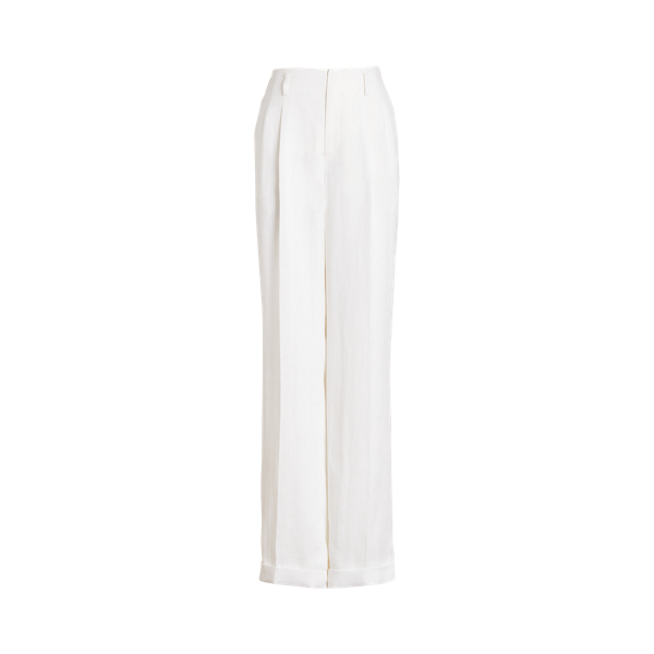 Pantal&oacute;n Stamford plisado de lino Ralph Lauren Collection en 1