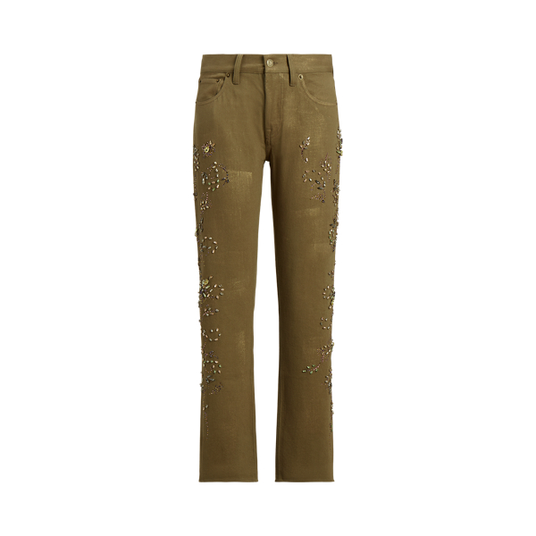 750 versierde straight ankle jeans Ralph Lauren Collection in 1