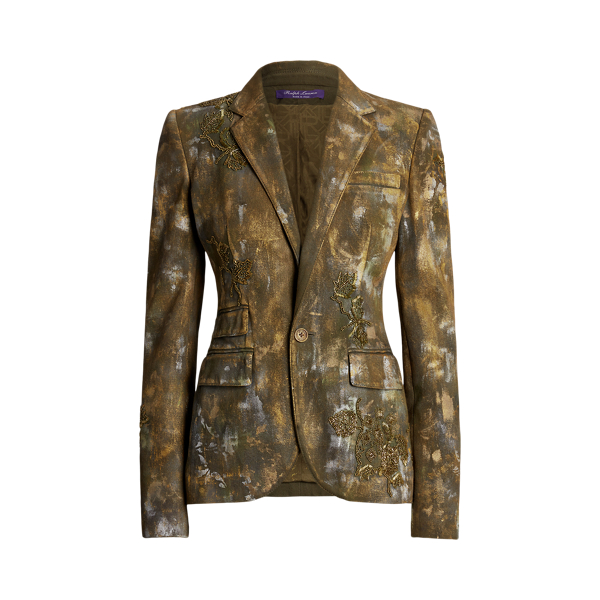 Calan Painterly Denim Jacket Ralph Lauren Collection 1