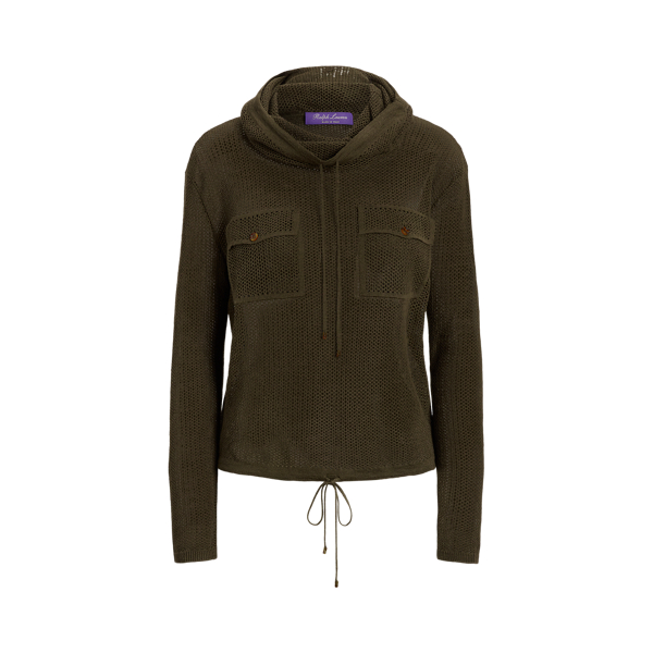 Funnelneck Silk-Linen Mesh Jumper Ralph Lauren Collection 1