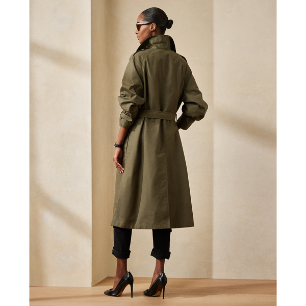 Lichen Green Lysander Cotton Coat Ralph Lauren Collection 5