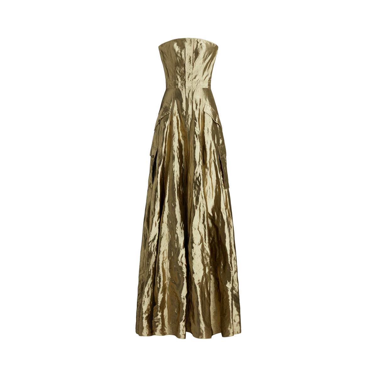 Ralph Lauren Evening metallic gown champagne - outlet 8