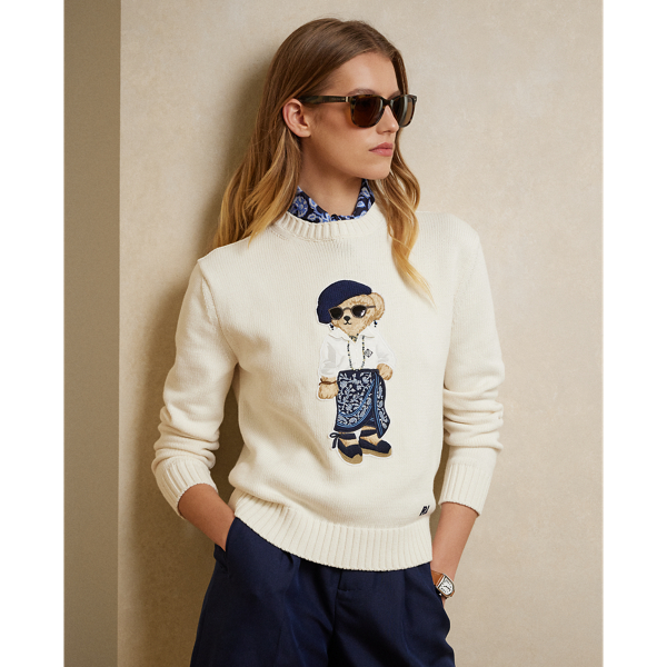 Jersey de punto con Polo Bear para mujer Ralph Lauren® ES