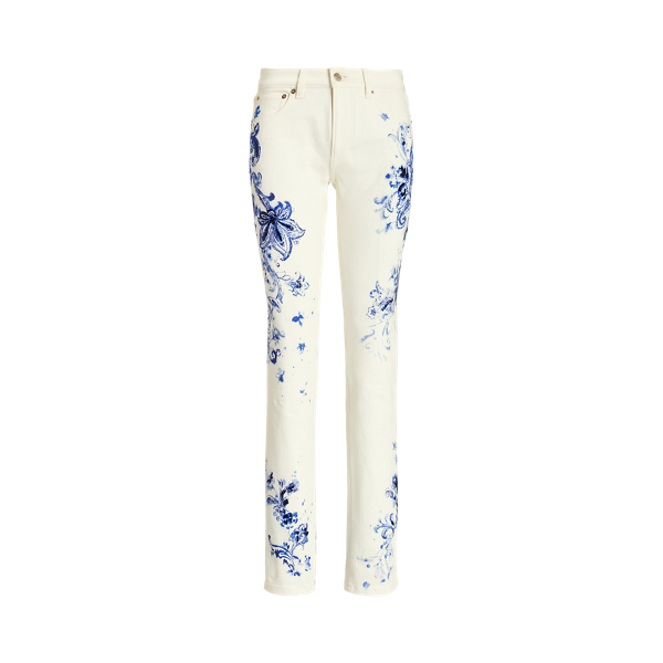 Schmal geschnittene Jeans 160 aus Denim Ralph Lauren Collection in 1