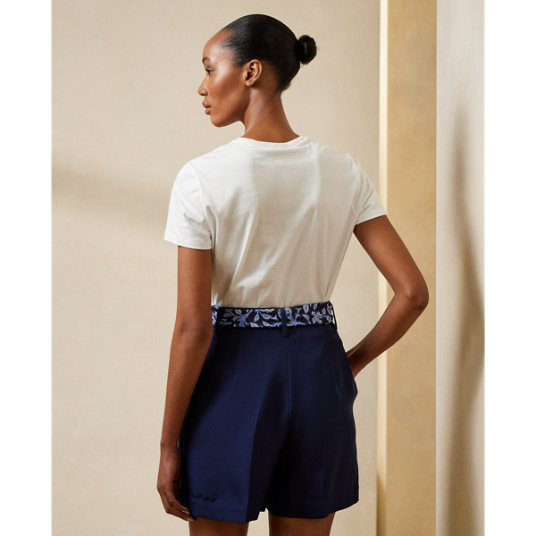 White Sarong Polo Bear Cotton Tee Ralph Lauren Collection 5