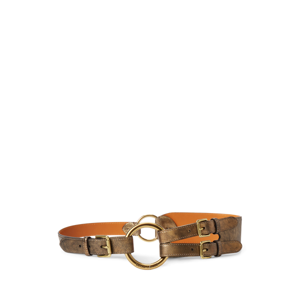 Metallic riem met drie bandjes Ralph Lauren Collection in 1