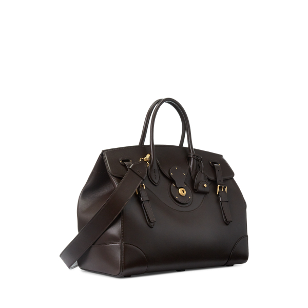 Dark Brown Soft Ricky 40 Calfskin Bag Ralph Lauren Collection 3