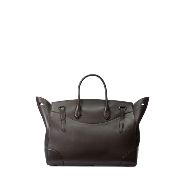 Dark Brown Soft Ricky 40 Calfskin Bag Ralph Lauren Collection 4