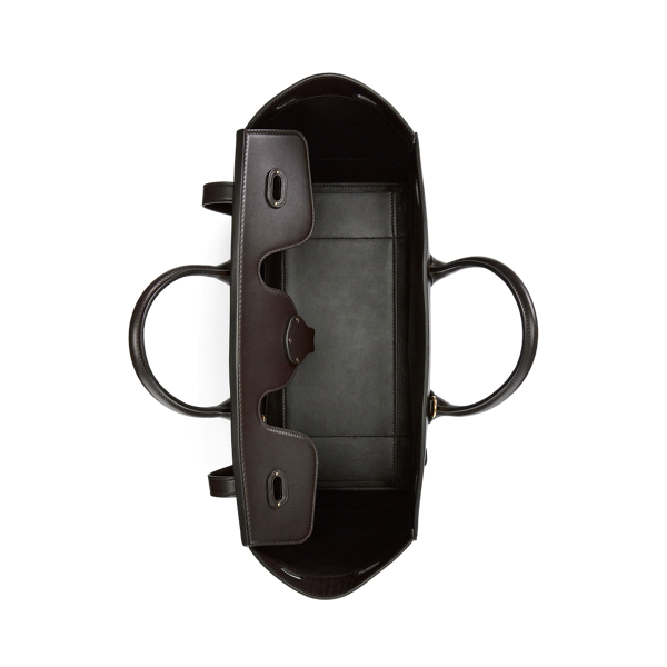 Dark Brown Soft Ricky 40 Calfskin Bag Ralph Lauren Collection 5