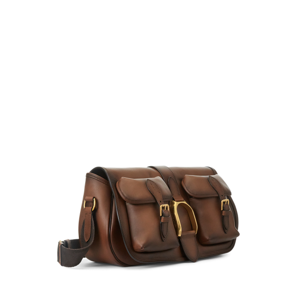 Borsa Welington oversize in vitello Ralph Lauren Collection in Castagna 3