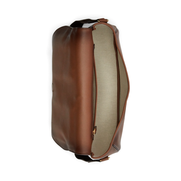 Borsa Welington oversize in vitello Ralph Lauren Collection in Castagna 5