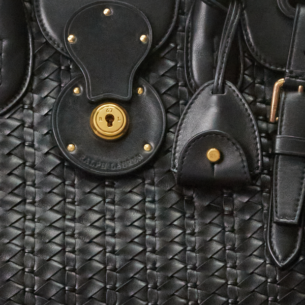 Tasche Soft&nbsp;Ricky&nbsp;33 aus Kalbsleder Ralph Lauren Collection in Schwarz 6