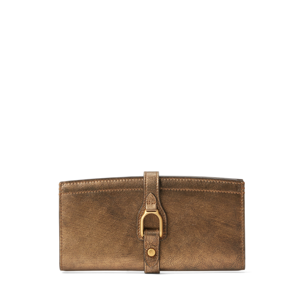 Metallic Welington Long Slim Wallet
