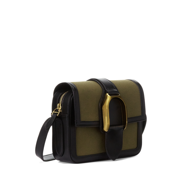 Olive Welington Canvas Crossbody Bag Ralph Lauren Collection 3