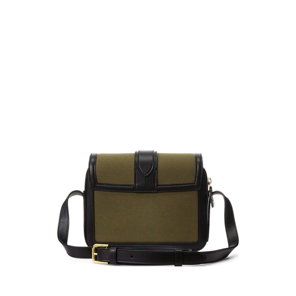Olive Welington Canvas Crossbody Bag Ralph Lauren Collection 4
