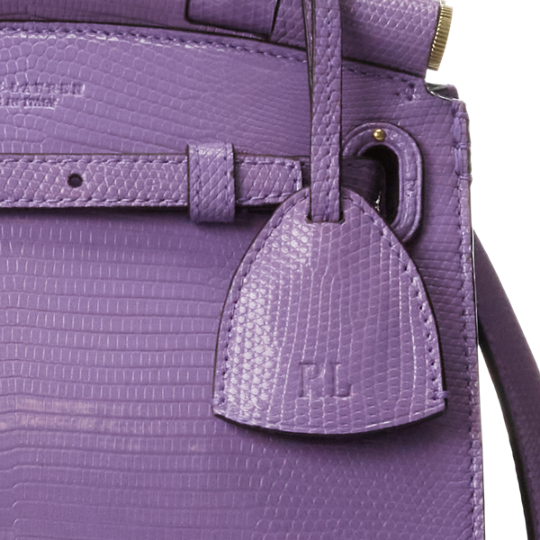 Lilac RL50 Lizard Mini Bag Ralph Lauren Collection 6