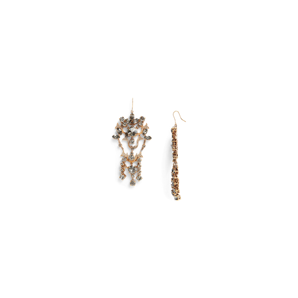 Boucles d'oreille à cristaux multiples