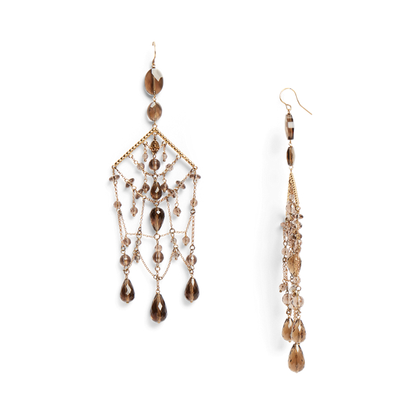 H&auml;ngeohrringe mit Rahmen Ralph Lauren Collection in Antikes Messing 2