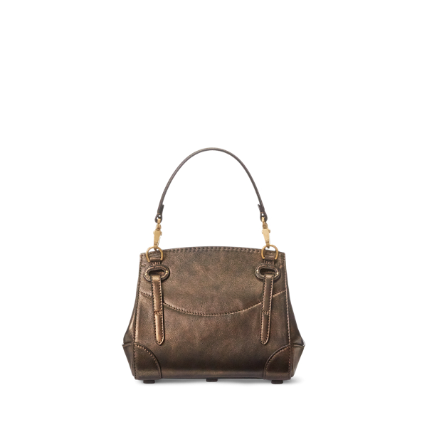 Soft&nbsp;Ricky&nbsp;18 aus Metallic-Kalbsleder Ralph Lauren Collection in Bronze 4