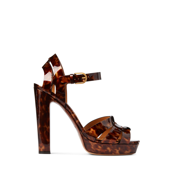 Callahan Patent Calfskin Sandal Ralph Lauren Collection 1