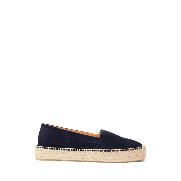 Saunders Goat-Suede Espadrille Ralph Lauren Collection 1