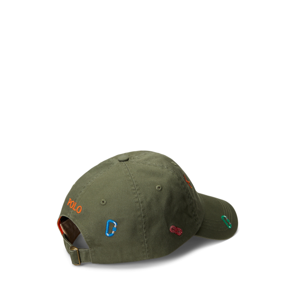 Dark Sage Embroidered Twill Ball Cap Polo Ralph Lauren 2