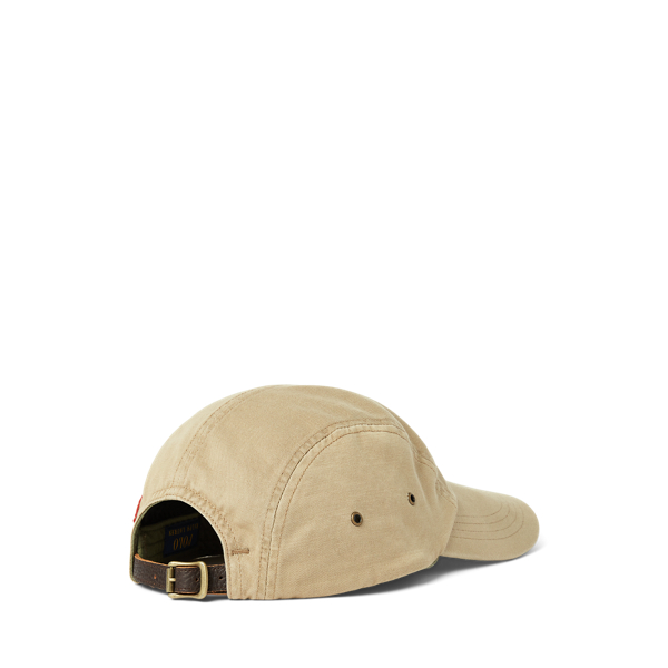 Surrey Tan Deer-Patch Twill Long-Bill Cap Polo Ralph Lauren 2