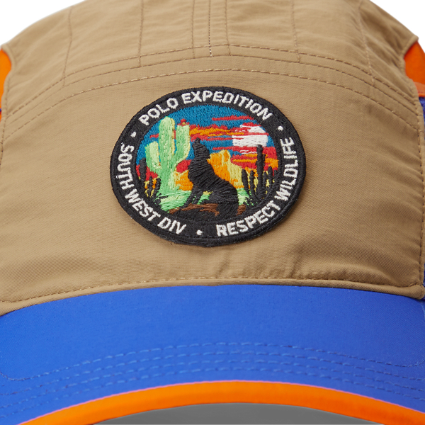 Wolf-Patch Five-Panel Cap for Men | Ralph Lauren