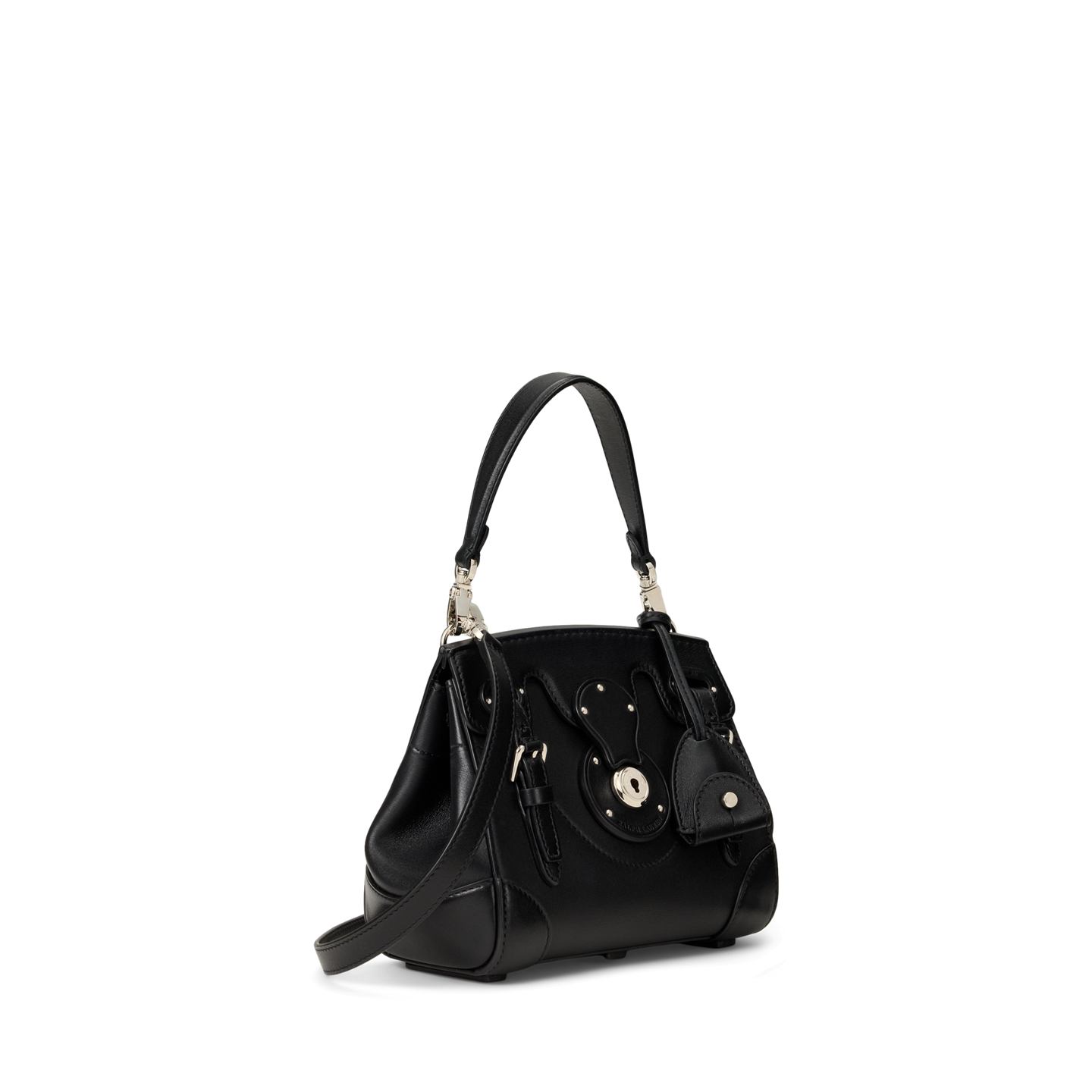 Женская сумка Ralph Lauren Soft Ricky 18 Calfskin, цвет: Чёрный — фото 1