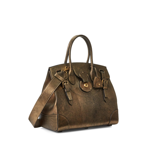 Bronze Metallic Calfskin Soft Ricky 33 Ralph Lauren Collection 2