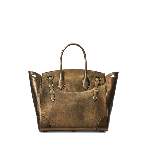 Bronze Metallic Calfskin Soft Ricky 33 Ralph Lauren Collection 3