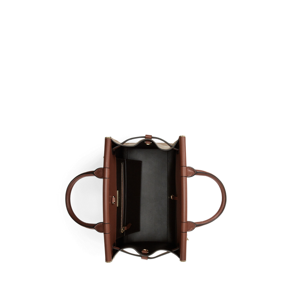 Sand RL50 Calf-Suede Medium Bag Ralph Lauren Collection 5