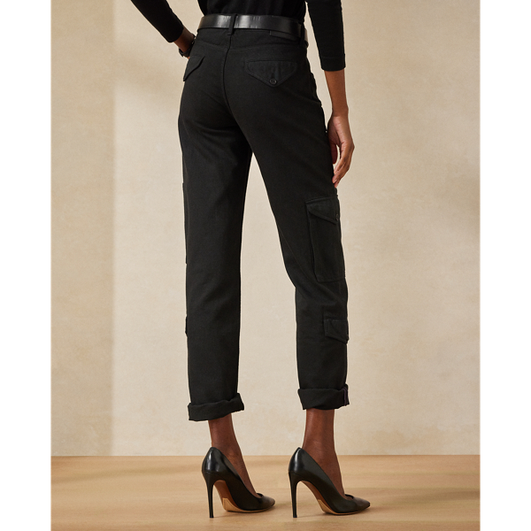 Black Dominik Denim Cargo Trouser Ralph Lauren Collection 5