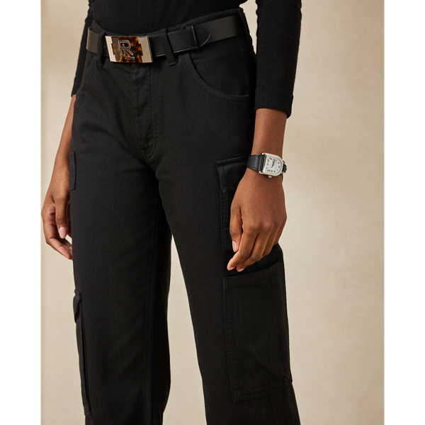 Black Dominik Denim Cargo Trouser Ralph Lauren Collection 6