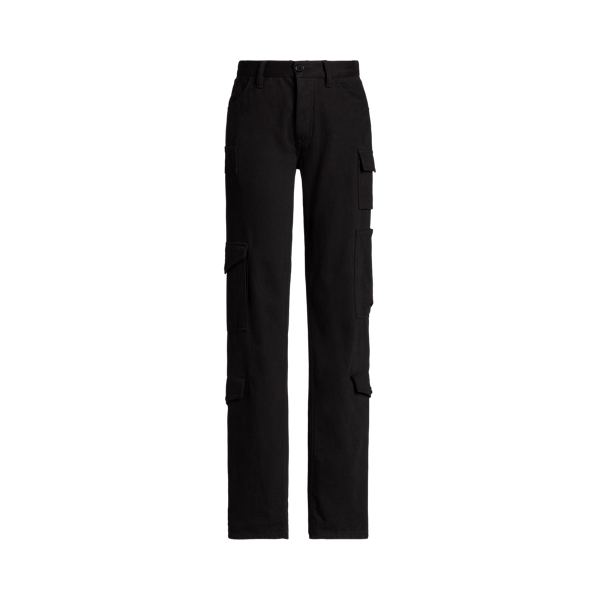 Black Dominik Denim Cargo Trouser Ralph Lauren Collection 2