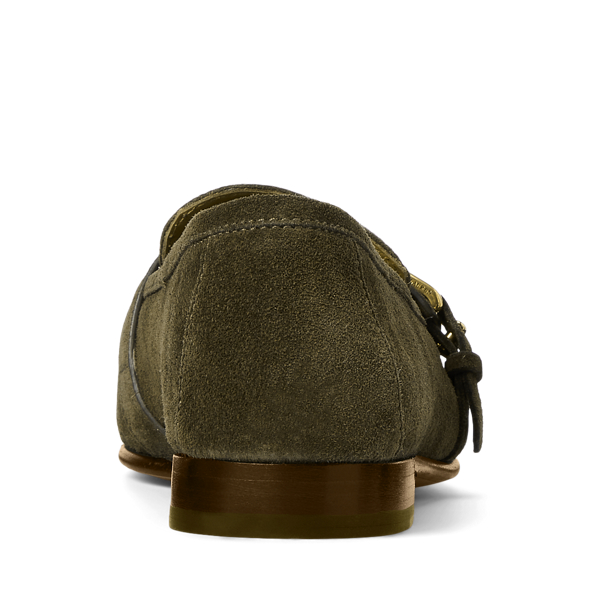Olive Audrey Welington Calf-Suede Loafer Ralph Lauren Collection 3