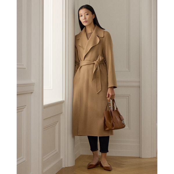 Camel coat ralph lauren deals