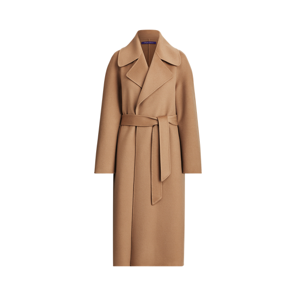 Lauren ralph lauren crepe tie waist trench coat hotsell