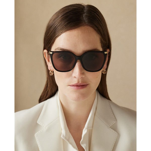 Shiny Dark Havana Stirrup Kate Sunglasses Ralph Lauren 5