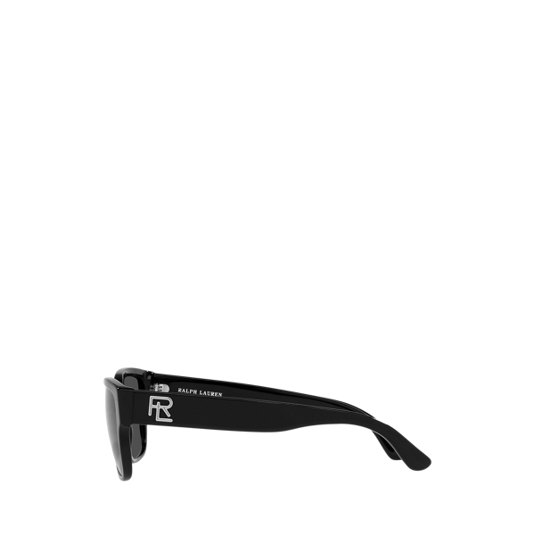 Shiny Black RL Racer Rectangular Sunglasses Ralph Lauren 3
