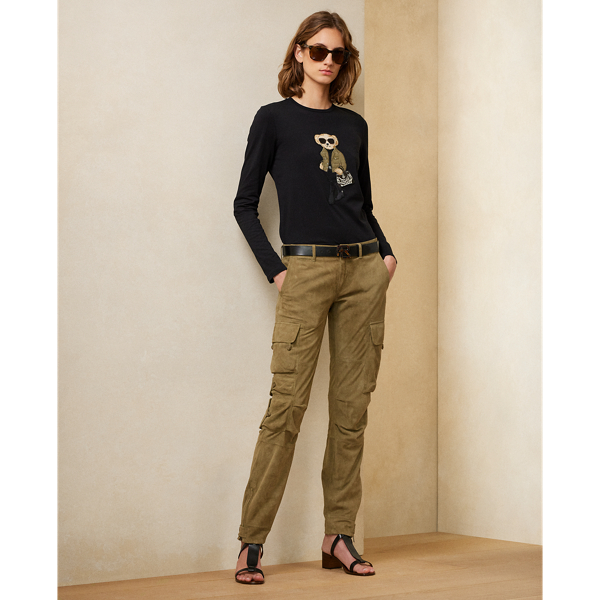 T-shirt utilitaire Polo Bear coton Ralph Lauren Collection en Black 4