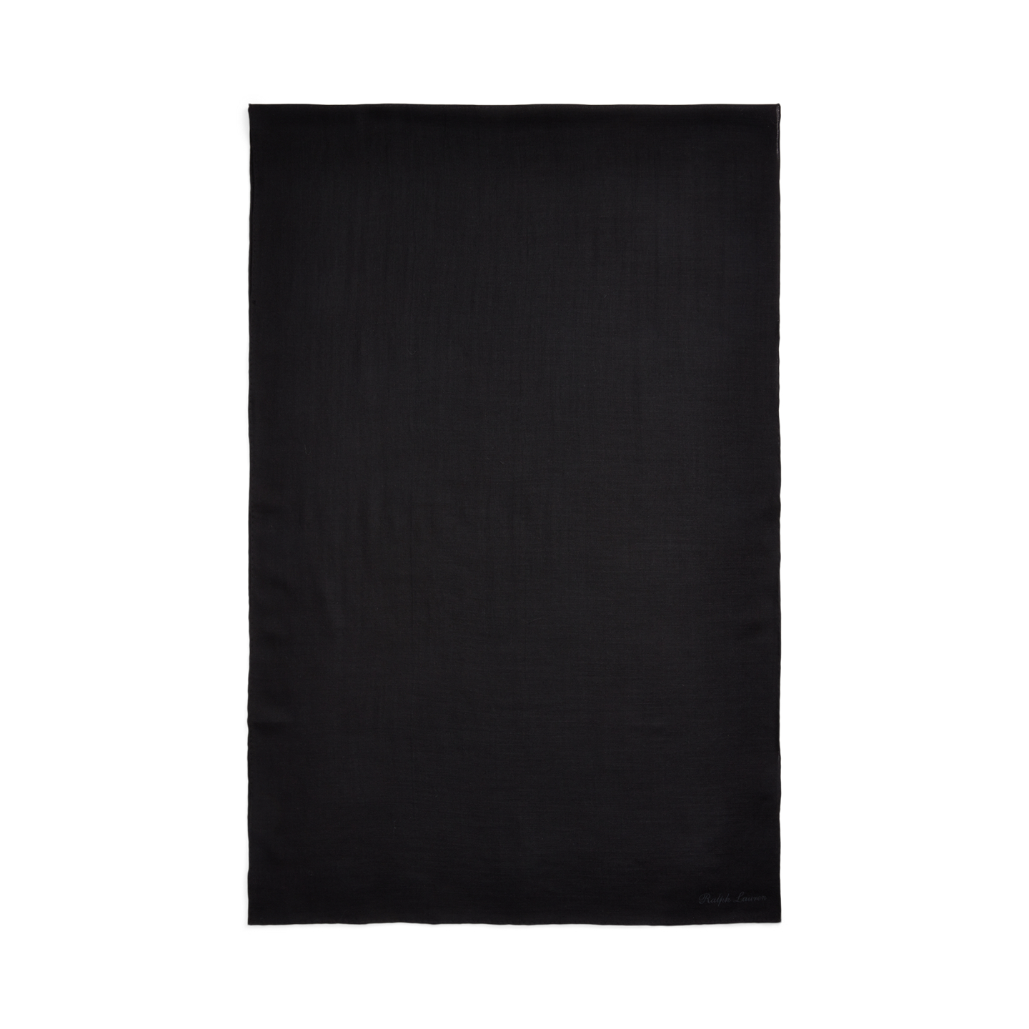 Женский шарф Ralph Lauren Cashmere Pashmina, цвет: Чёрный — фото 1