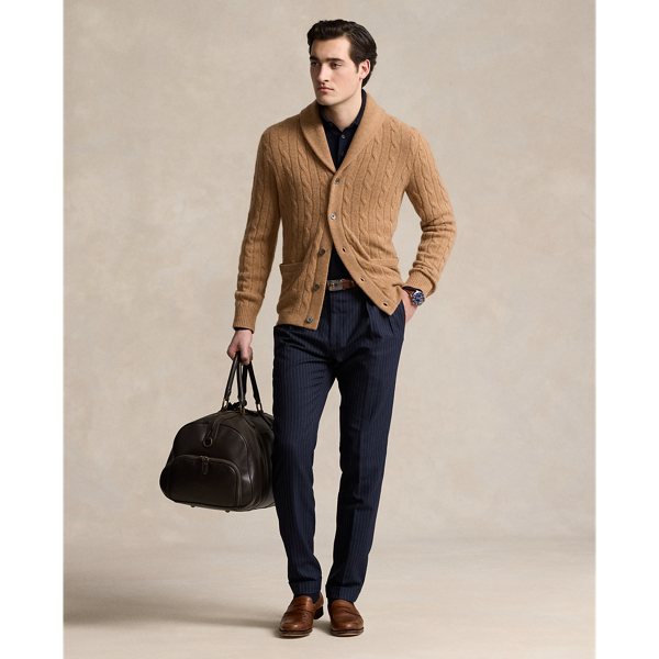 Dark Brown Smooth Leather Duffel Polo Ralph Lauren 7
