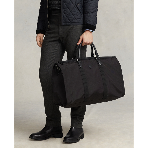 Leather-Trim Hybrid Garment Duffel for Men Ralph Lauren® UK - Main Image