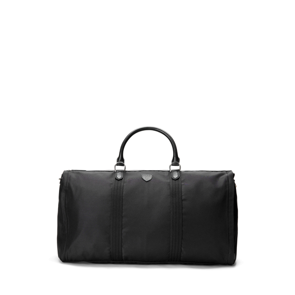 Leather-Trim Hybrid Garment Duffel