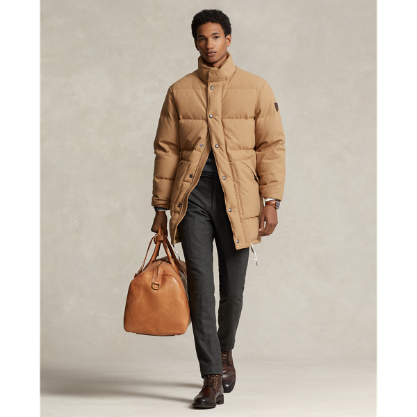 Tan Heritage Leather Duffel Polo Ralph Lauren 8