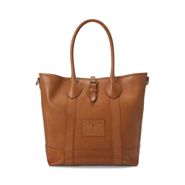 Ralph lauren leather tote hotsell